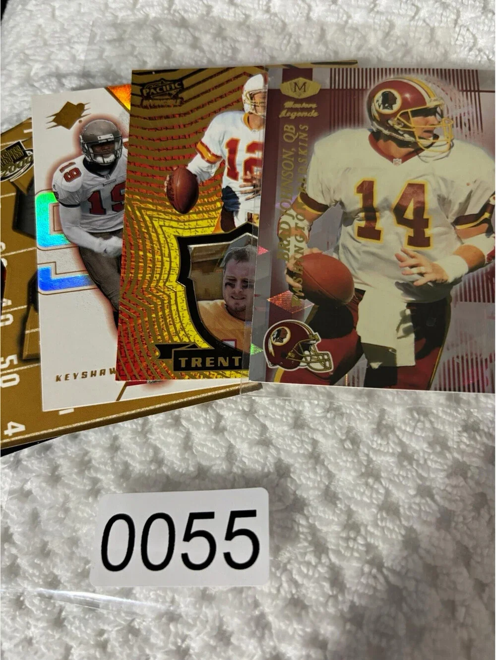 Pacific 1999 NFL Football 10 Card Lot Keyshawn Johnson Trent Green Redskins